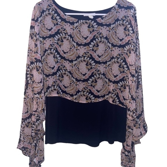 NWT Maurice’s Two Piece Connected Sheer Shirt - Picture 2 of 7